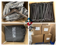 Custom Hangers and Garment Bags Completed for Repeat Client