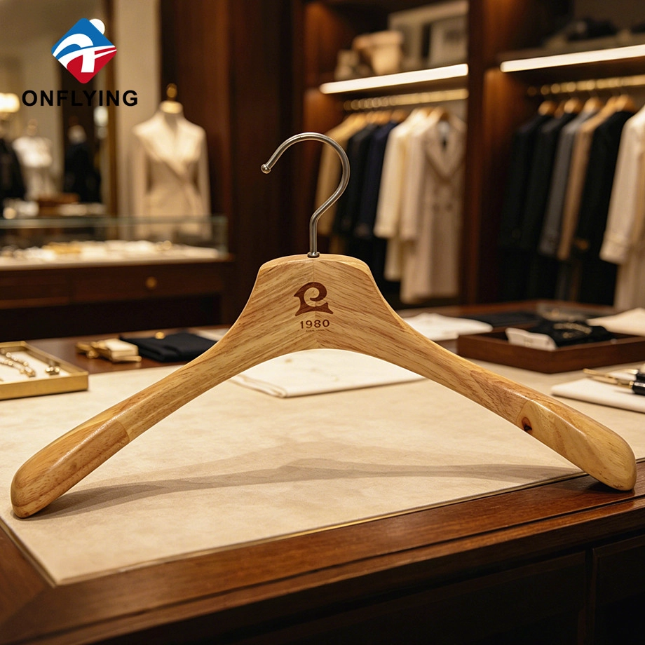 Wooden Coat Jacket Hanger factory