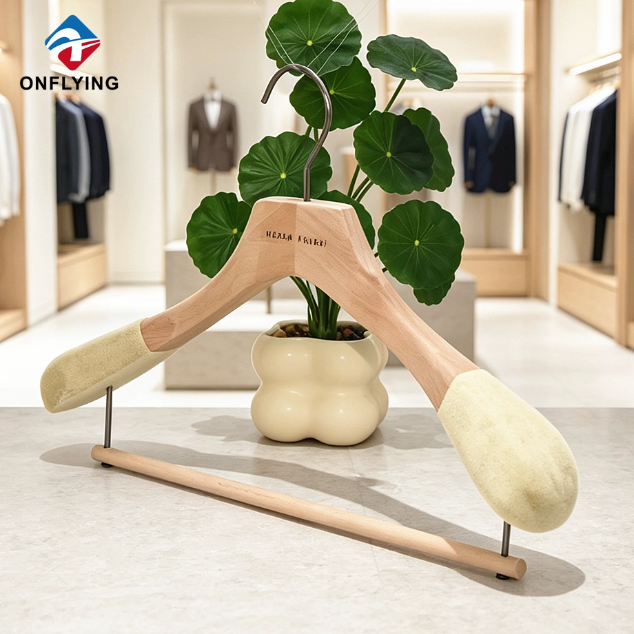 Solid Wooden Suit Hanger factory