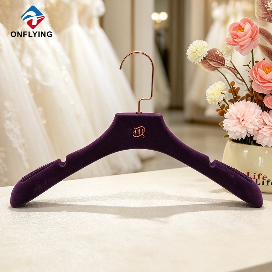 Velvet Flocked Hanger factory