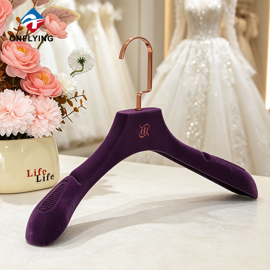 Velvet Flocked Hanger factory