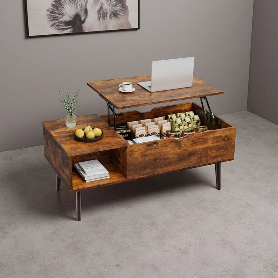 Wholesale Coffee Tables, Wooden Dining Center Tables with Storage Space