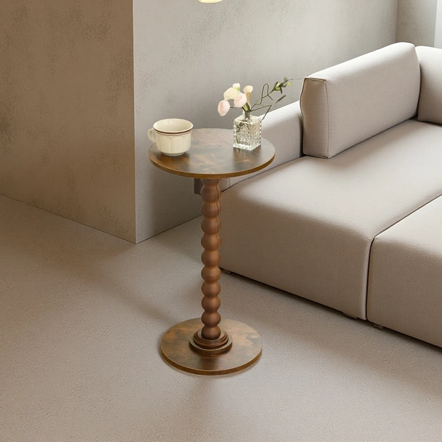 Wholesale round edge table, small beverage table, bedside table
