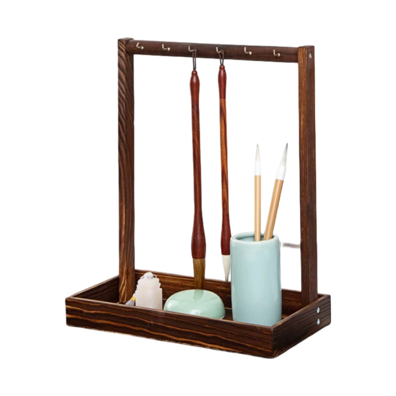 Traditional Chinese Brush Rack: A Blend of Art and Functionality