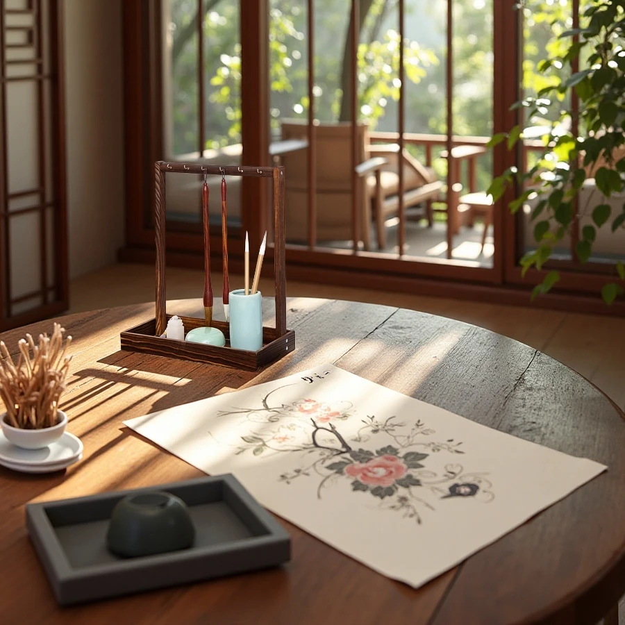 Wholesale Chinese Calligrapghy Brush Hanger Drawing Brush Holder