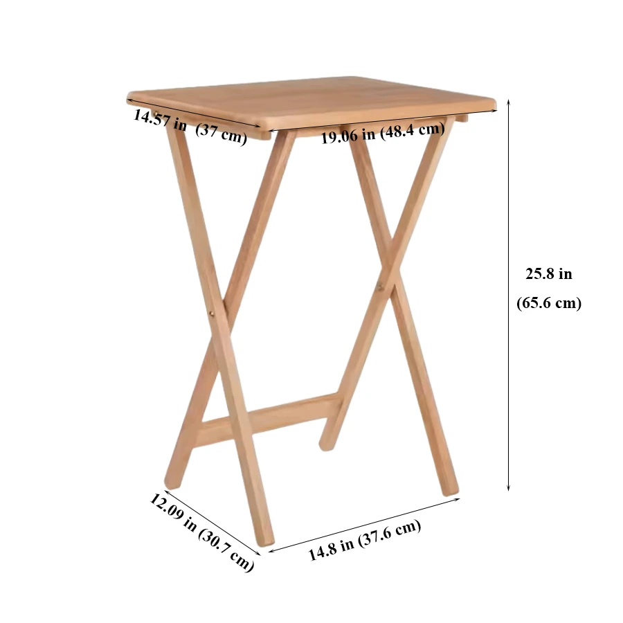 Wholesale Wooden Folding Table Rectangular Folding Tv Tray Table