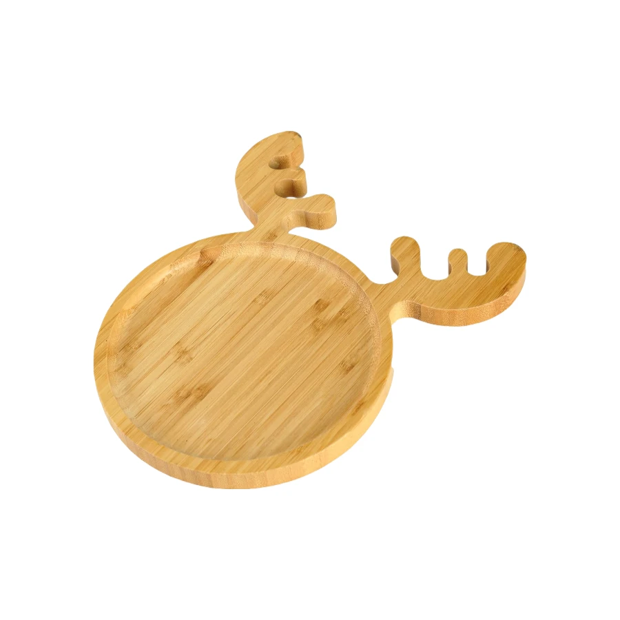 Wholesale Christmas Reindeer Decorative Wooden Serving Tray - Snack & Appetizer Tray