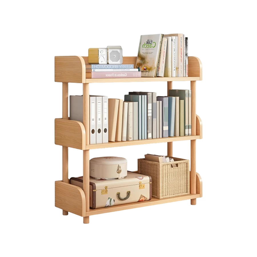 China Wholesale Wooden Open Bookcase, Modern Display Bookshelf manufacturer