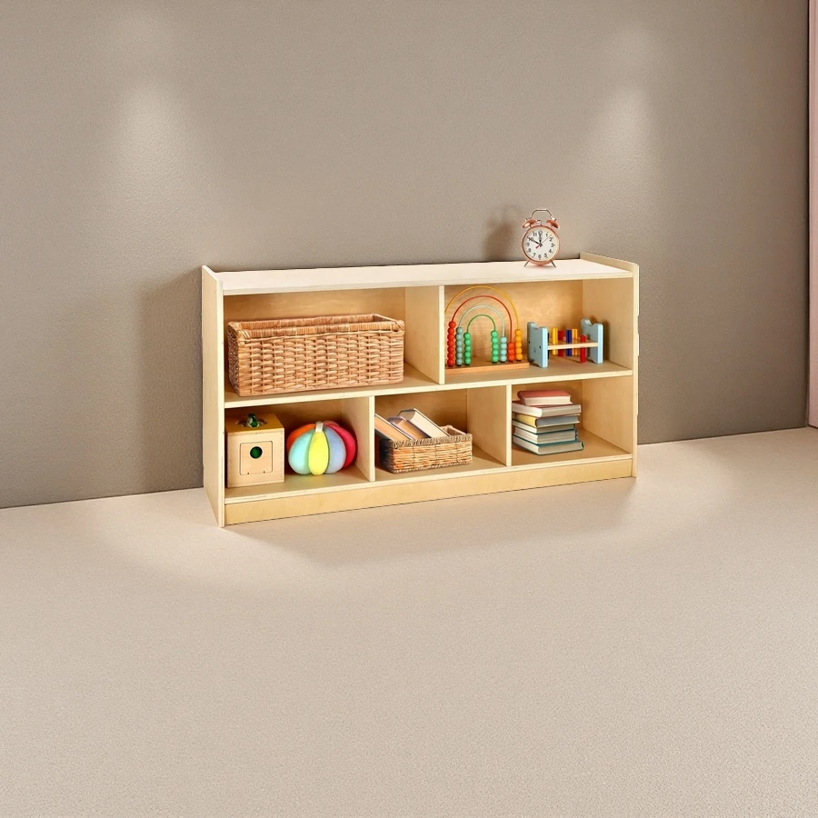 Wholesale Wooden Storage Cabinet, Montessori Bookshelf, Kids Toy Storage Organizer Book Shelf