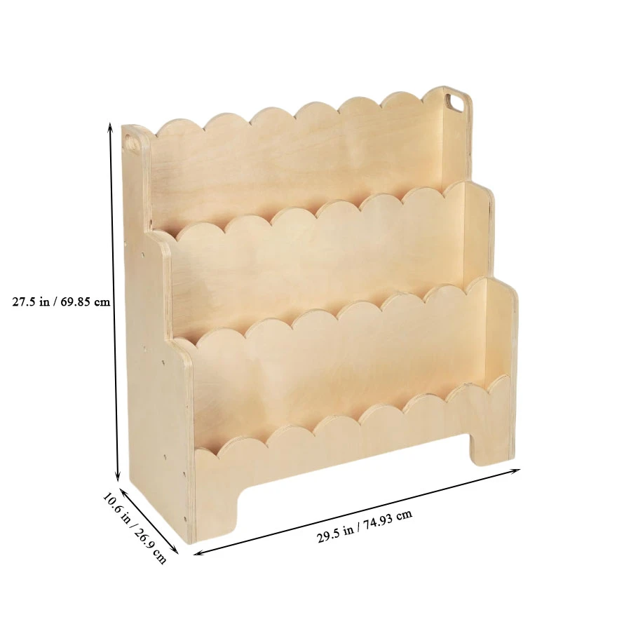 Wholesale Kids Bookshelf, Kids Classroom Wooden 3-Tier Bookcase