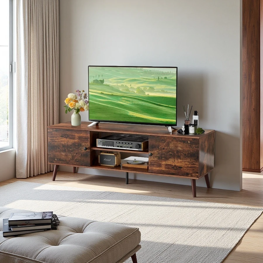 Wholesale TV Stand with Storage Cabinet, Media Console Table, Wooden Television Furniture
