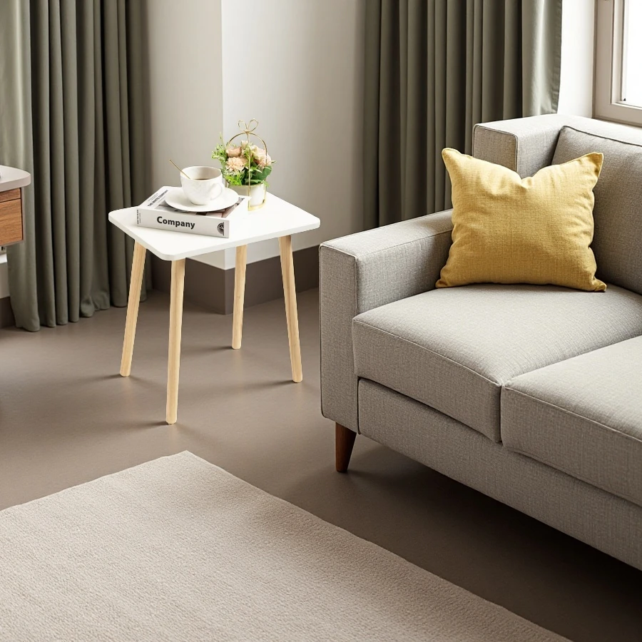 Wholesale Wooden Side Table, Modern Small End Table for Living Room Bedroom Office