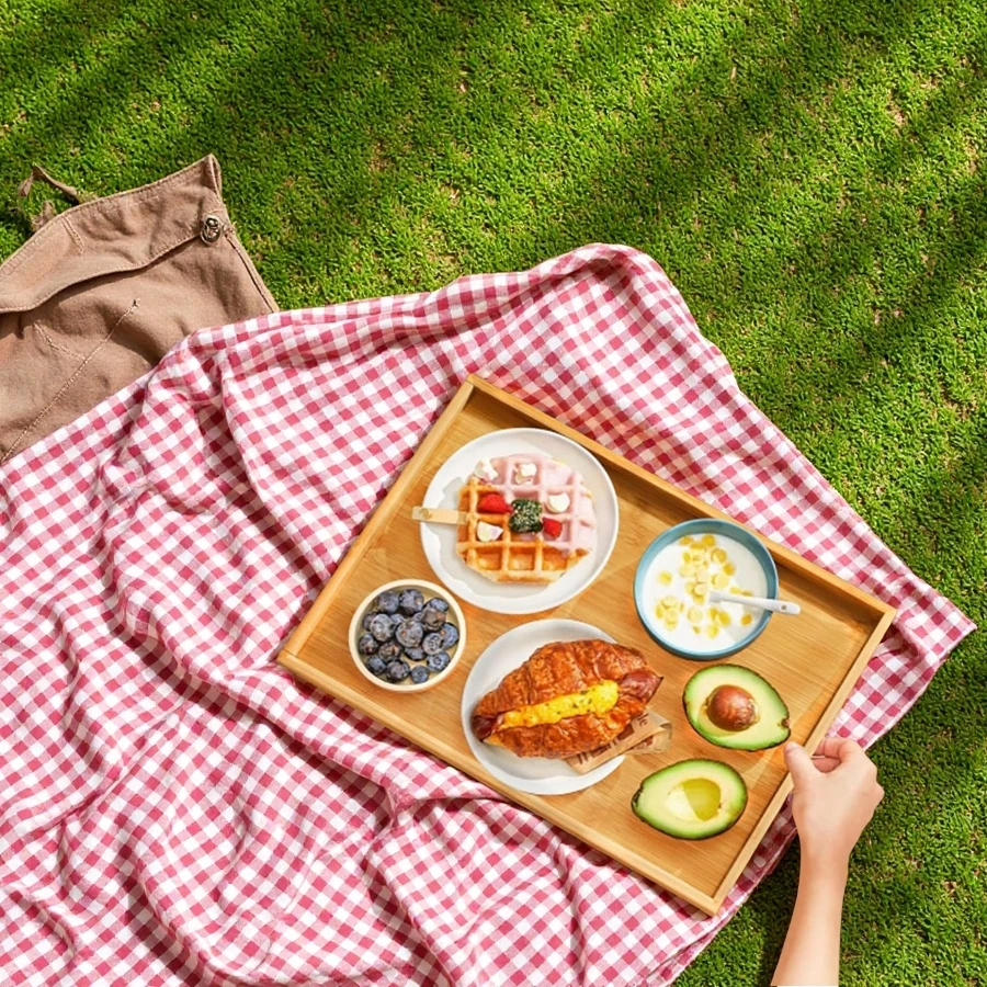 Wholesale Bamboo Tray Table with Foldable Legs, Breakfast Tray for Sofa, Bed