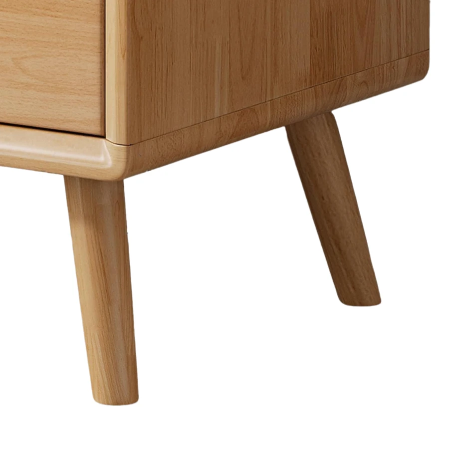 Wholesale Wooden Nightstand Small Space Side Cabinet with 2 Drawer