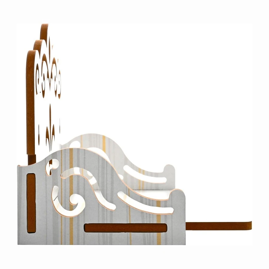 Custom God Stand Shelf Wood Pooja Temple Mandir Idols Decoration for Home and Office