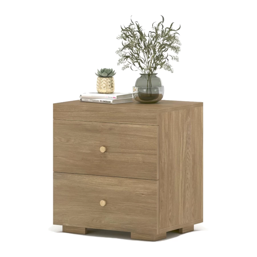 China Wholesale Nightstand with Drawers Wood Small Sofa Side Table for Living Room manufacturer