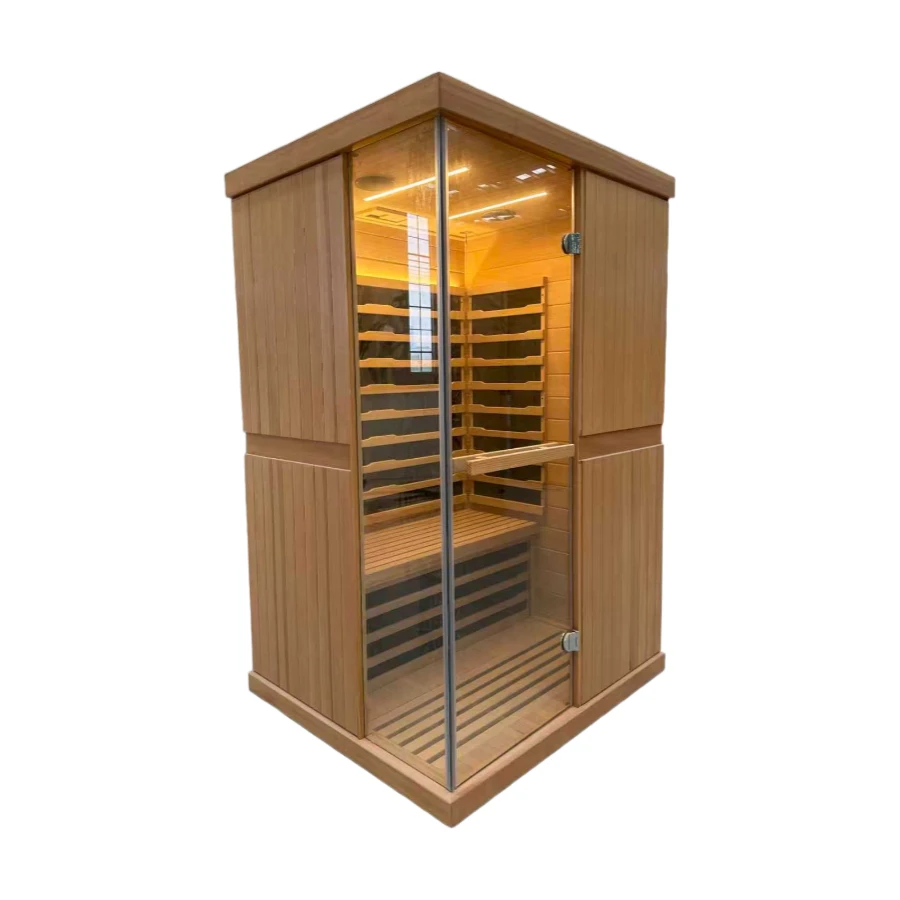 Customized Sauna Room with Far-infrared Carbon Plate Heating, 2 Person Capacity