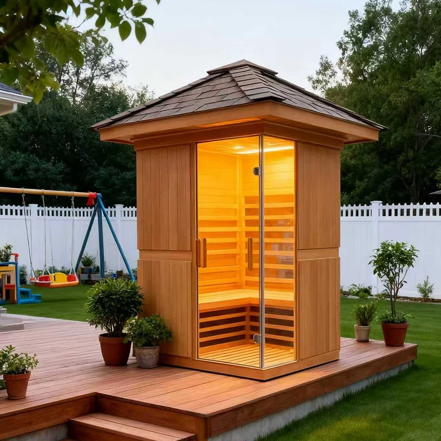 Couverture de pluie personnalisée, chauffage infrarouge en cristal de carbone, salle de sauna