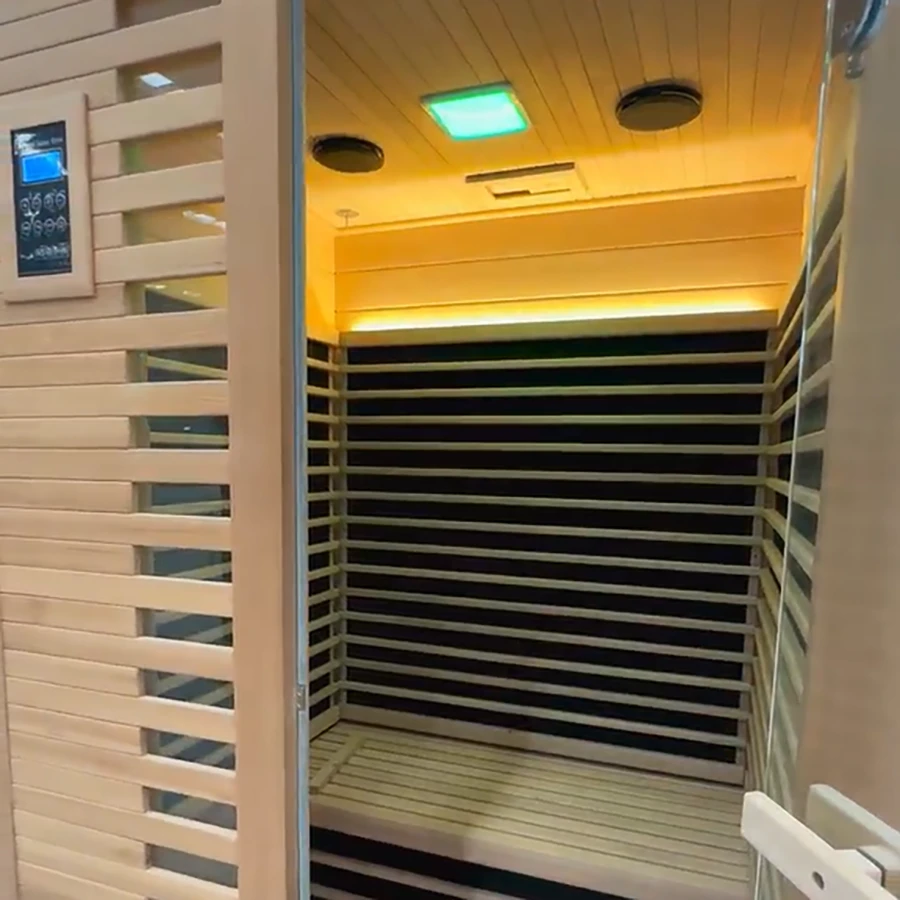 Customized Luxury Traditional 2 Person Cube Sauna Room