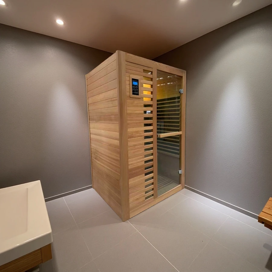 Customized Luxury Traditional 2 Person Cube Sauna Room