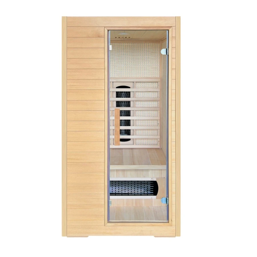 Custom Natural Hemlock Indoor Personal Far Infrared Sauna Room
