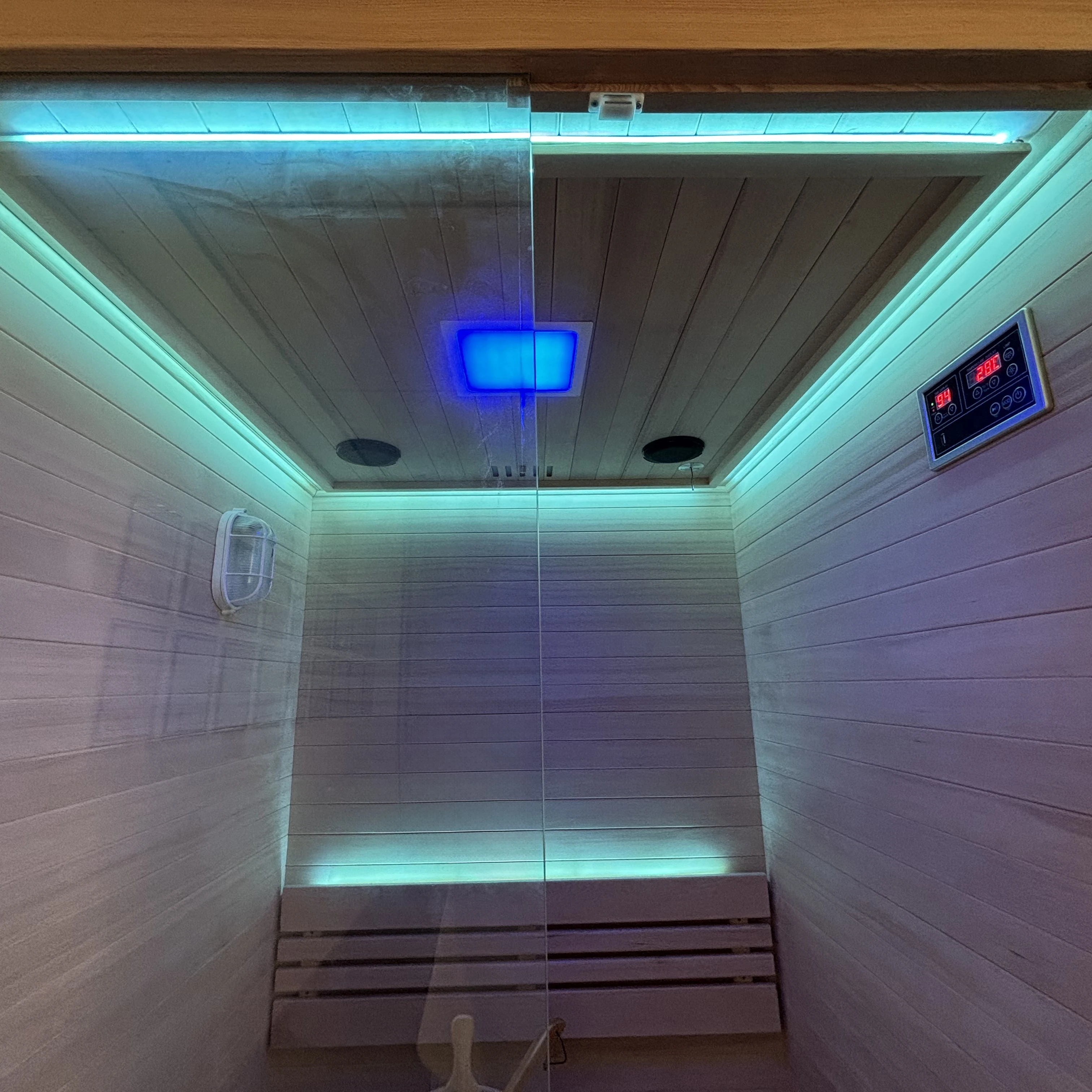 Wholesale Modern Design 2 Person Indoor Sauna Room with Sauna Stove