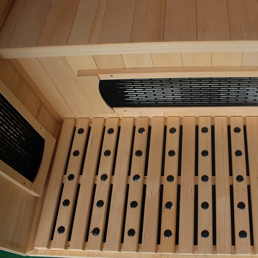 Wholesale Far Infrared Sauna Room, Premium Hemlock Wood Sauna, 2 People