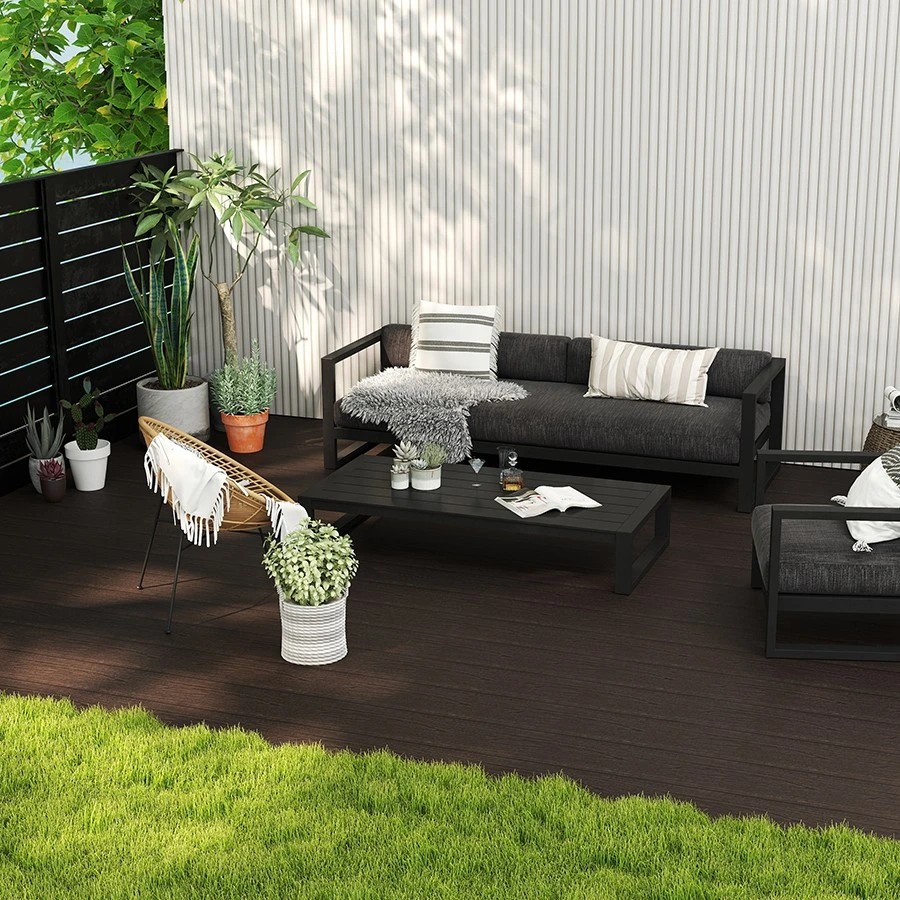 Wholesale Luxury Anti-Slip Anti-Water Co-Extrusion WPC Decking for Outdoor