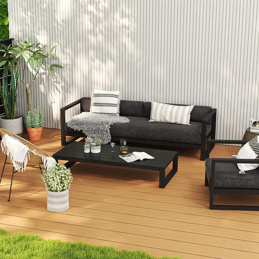 Wholesale Modern Durable Waterproof WPC Flooring for Terrace Garden