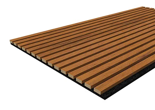 China Wholesale MDF Decorative Acoustic Wall Panels Sound-Absorbing Slatted Panels manufacturer
