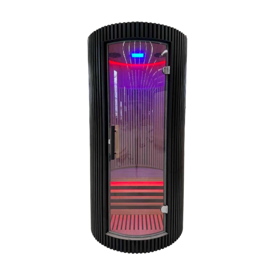 Sleek Cylindrical Design Merges Luxury Relaxation with Smart Home Tech