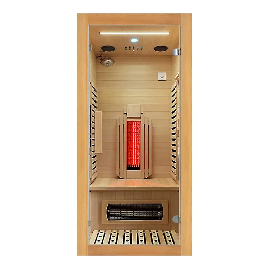 New Single-Person Infrared Sauna – Canadian Hemlock Craftsmanship Meets Spa-Grade Home Wellness