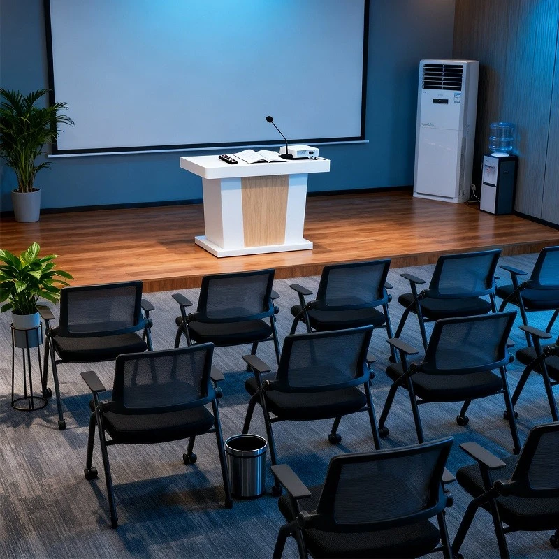 China Moderner Chefsessel aus Netzstoff mit Lordosenstütze und Stoffpolsterung Hersteller