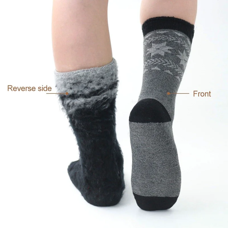 China Multi-color custom winter plush socks factory price manufacturer