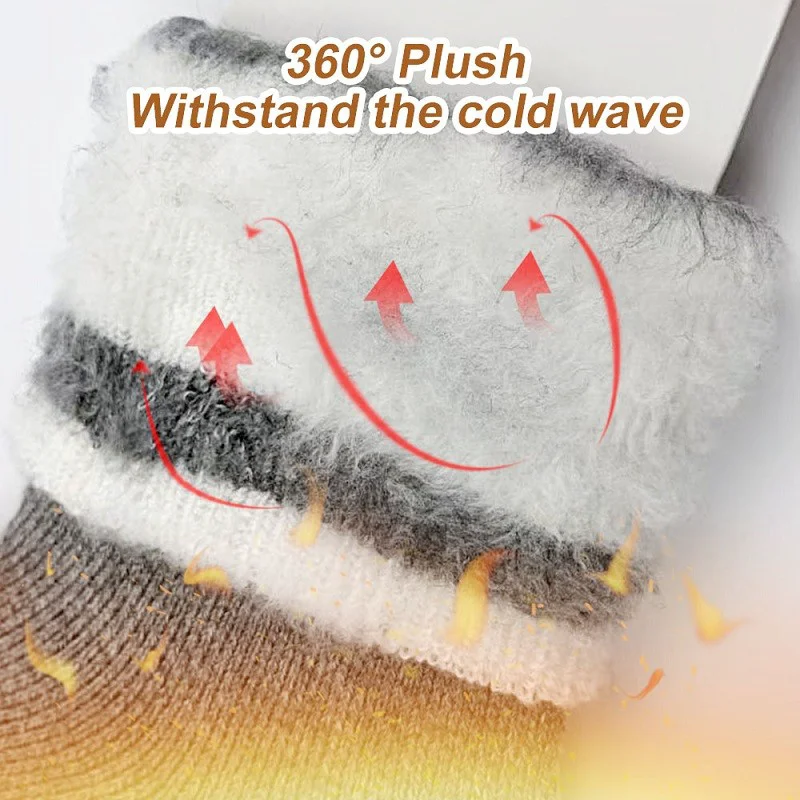China Customized thickened plush business socks supplier manufacturer