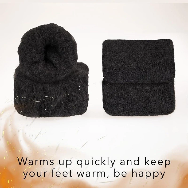 China 6~15 days fast delivery customized pure cotton fleece socks wholesale manufacturer