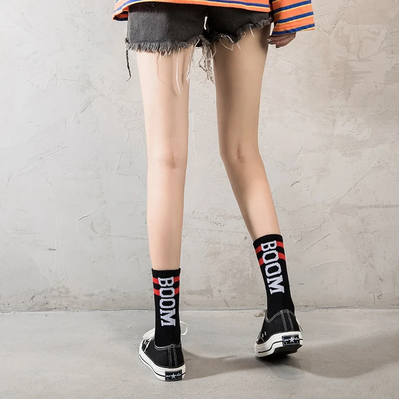 low MOQ cotton sports socks