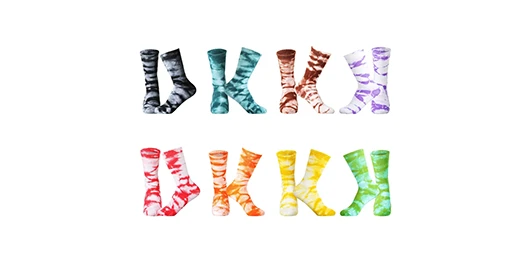 Jixingfeng Expands Artisanal Sock Collection with Innovative Custom Tie-Dye Designs
