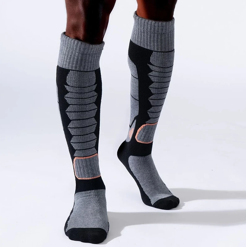 custom logo winter ski socks