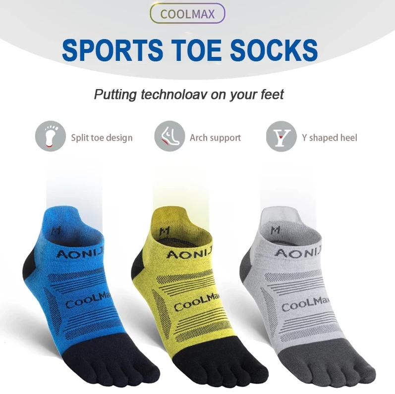 Low MOQ five-toe socks factory