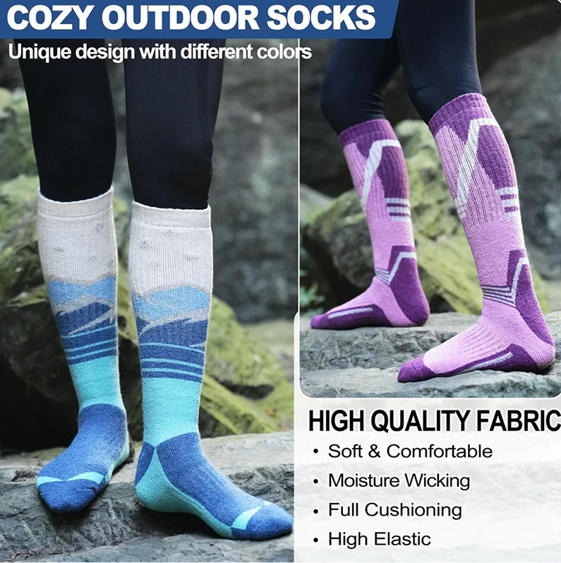 low MOQ ski socks factory China