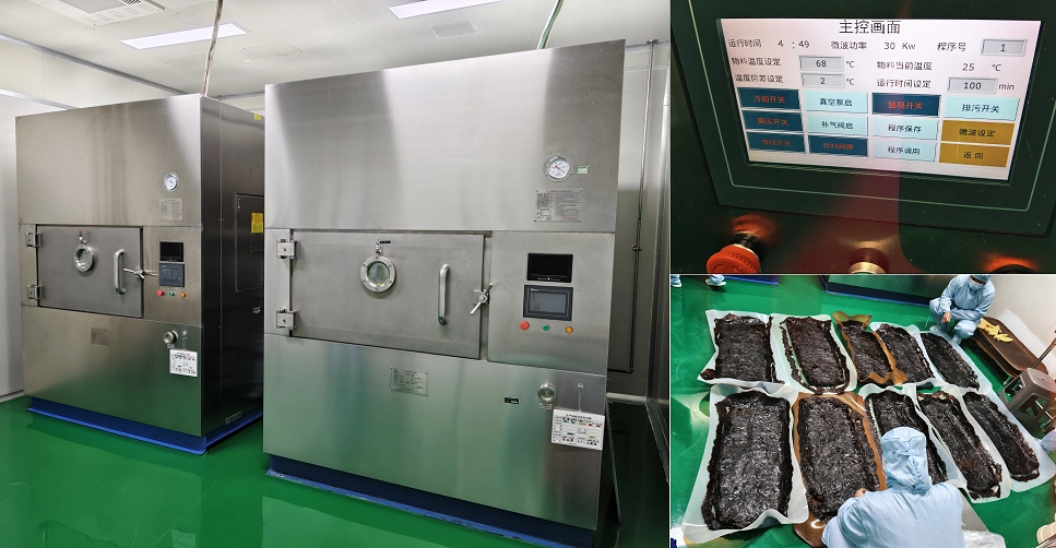 batch microwave vacuum dryer company
