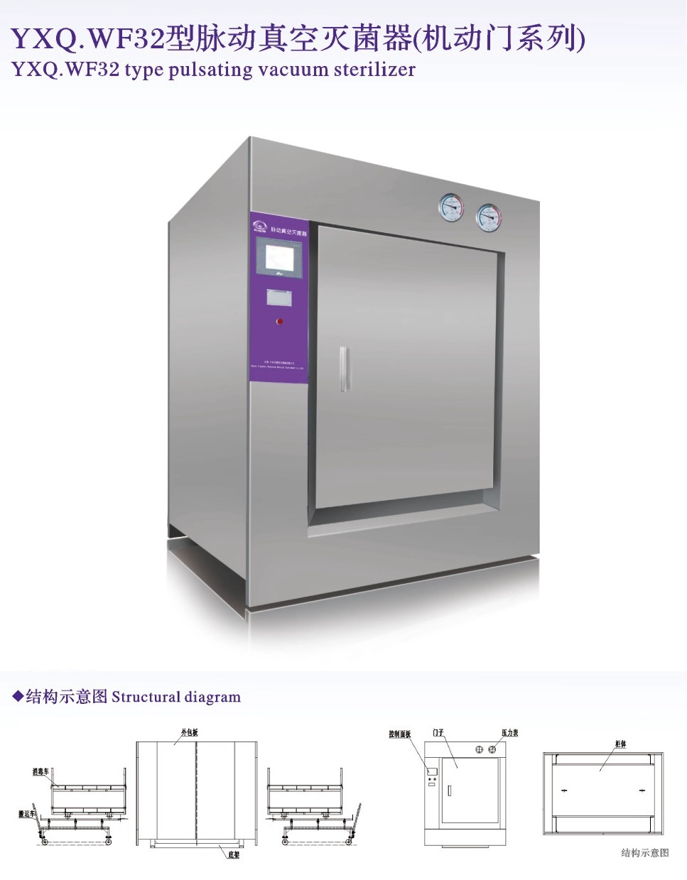 pulsating vacuum sterilizer manufacturer china