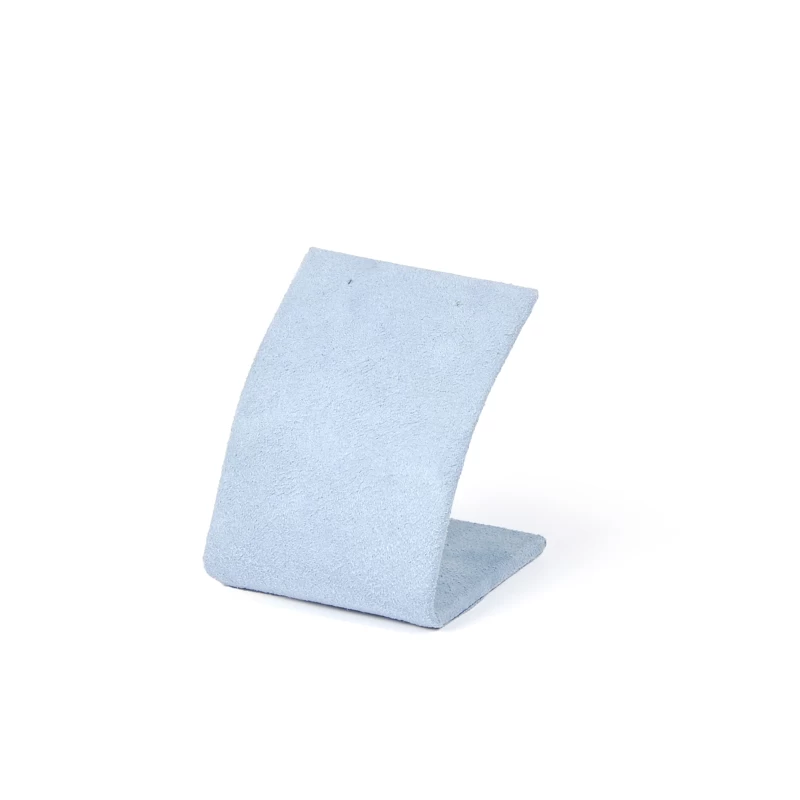 Factory wholesale pendant stand microfiber jewelry display holder with magnet