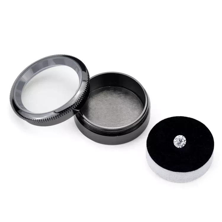 Loose diamond gem stone small packaging irony sponge display small box China supplier