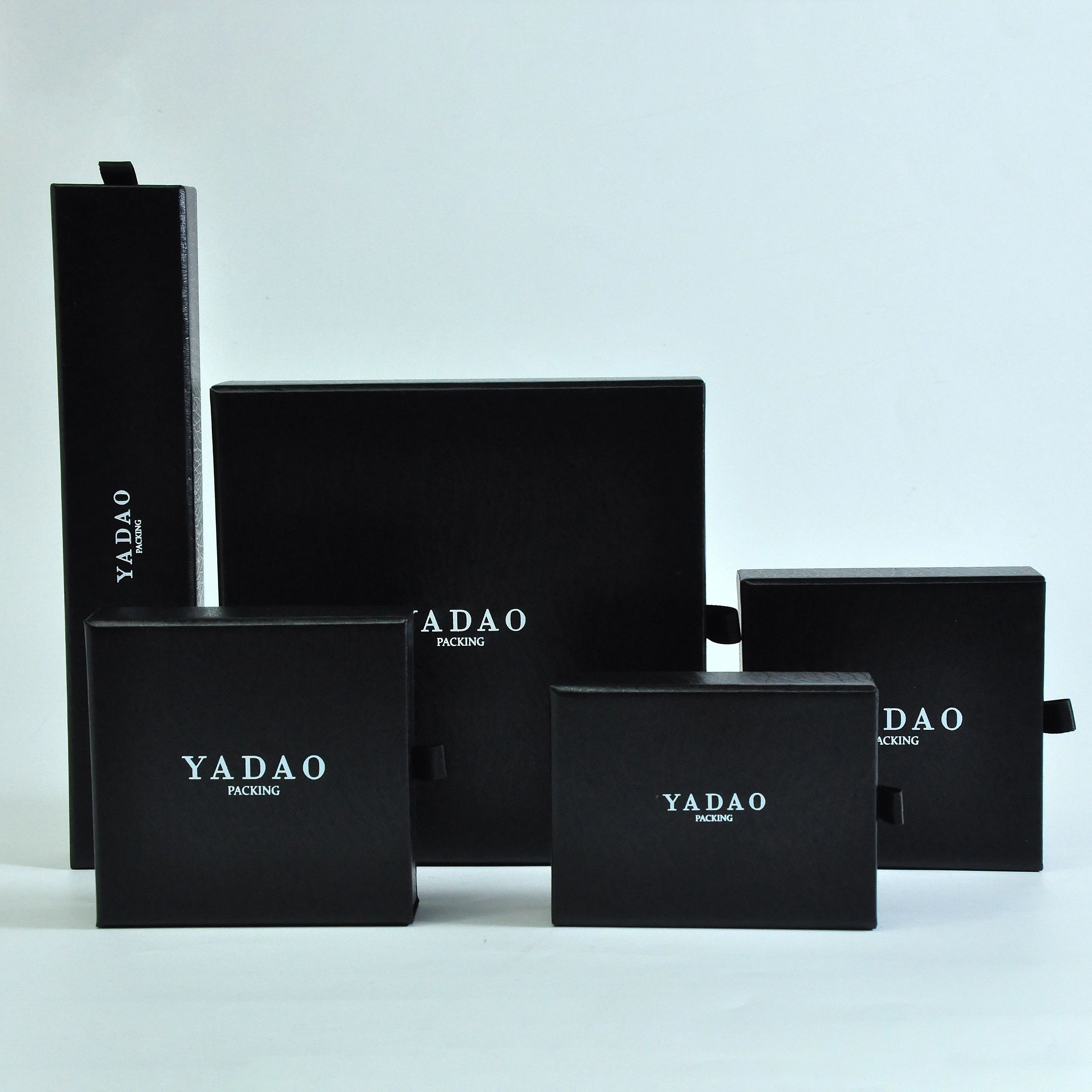 China Drawer paper jewelry boxes with disfferent colors customed jewelry box set gift box manufacturer