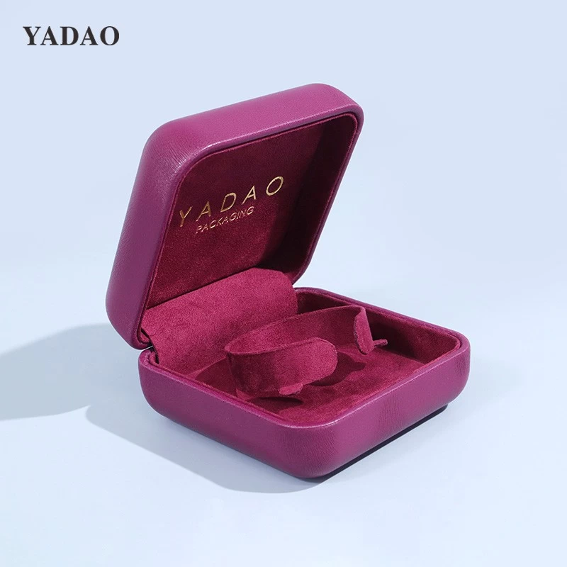Grape purple color jewelry packaging box set
