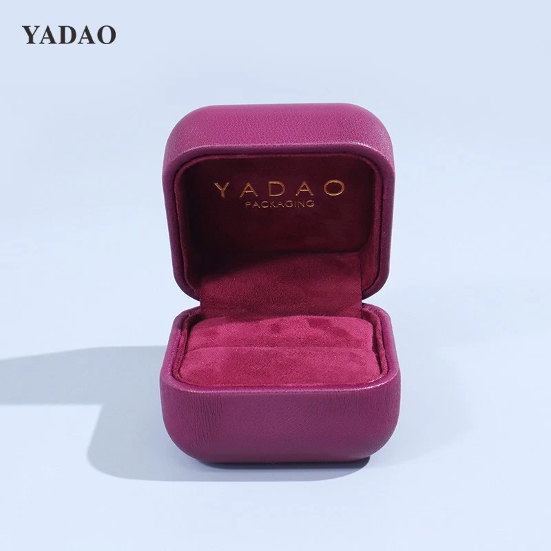 Grape purple color jewelry packaging box set
