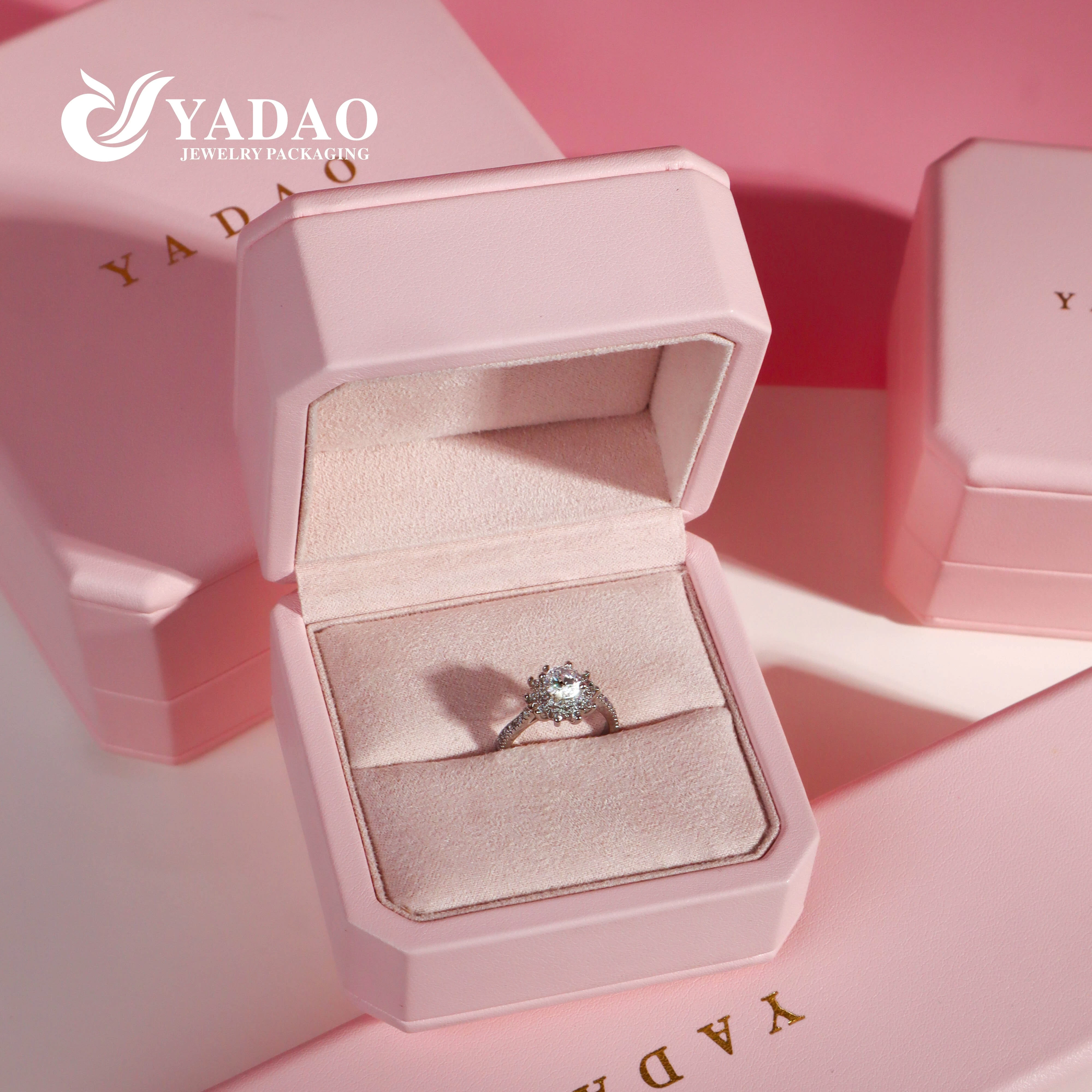 Valentine's Day Pinky Series Jewelry Diamond Bangle Necklace Gifts Packaging set box
