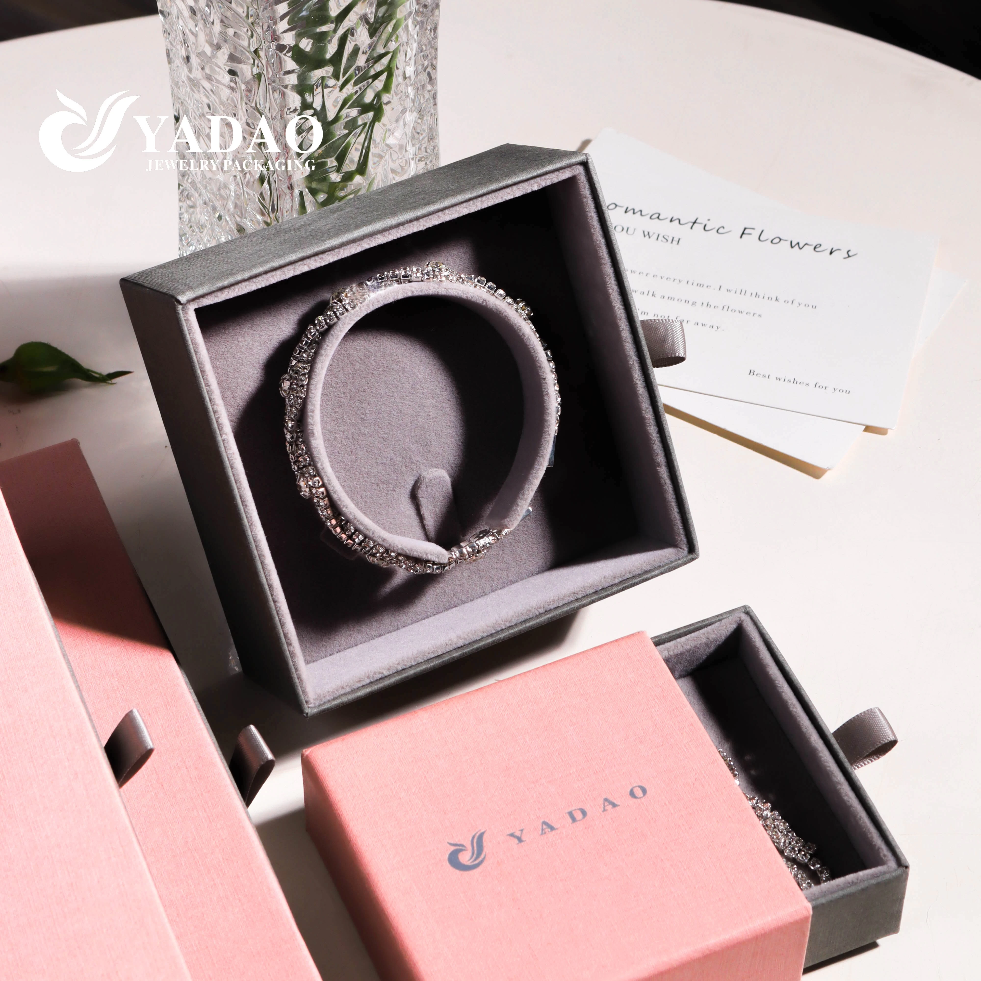 Recycelbare umweltfreundliche Verpackungsschubladenpapierschachtel für Schmuck E-Commerce